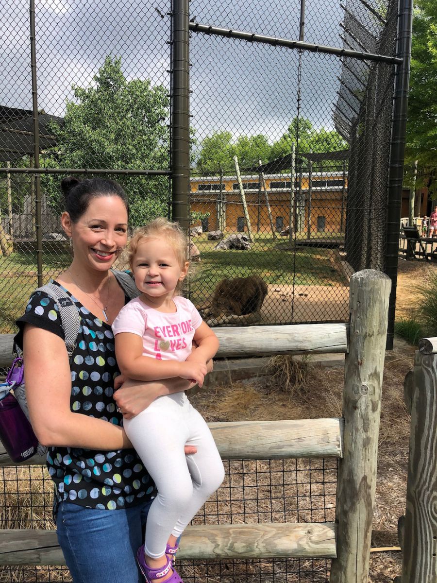Dr Jack With Her Oldest Daughter At The Knoxville Zoo